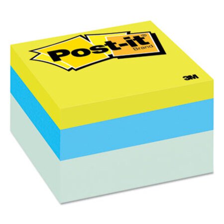 Post-it® Notes Original Cubes, 3 x 3, Blue Wave, 470-Sheet