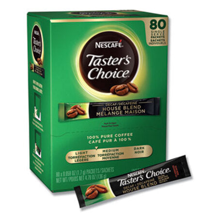 Nescafe® Taster's Choice Stick Pack, Decaf, 0.06oz, 80/Box