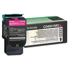 Lexmark™ C540H1MG Return Program High-Yield Toner, 2,000 Page-Yield, Magenta