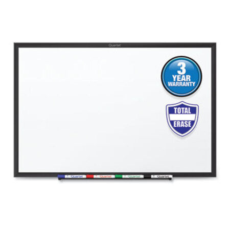 Quartet® Classic Series Total Erase Dry Erase Board, 72 x 48, White Surface, Black Frame