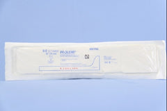 Suture with Needle Prolene Nonabsorbable Uncoated Blue Suture Monofilament Polypropylene Suture Size 6 - 0 30 Inch Suture Double-Armed 12 mm Length 3/8 Circle Taper Point Needle