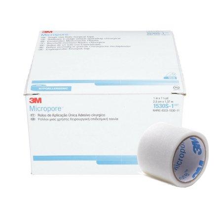 3M Medical Tape 3M™ Micropore™ Skin Friendly Paper 1 Inch X 1-1/2 Yard White NonSterile