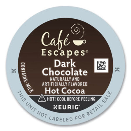 Cafe Escapes® Cafe Escapes Dark Chocolate Hot Cocoa K-Cups, 24/Box