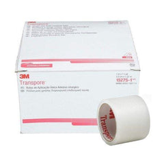 3M Medical Tape 3M™ Transpore™ Water Resistant Plastic 1 Inch X 1-1/2 Yard Transparent NonSterile