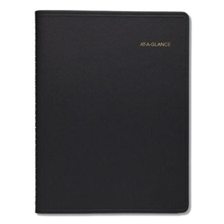 AT-A-GLANCE® Monthly Planner, 11 x 9, Black, 2021-2022