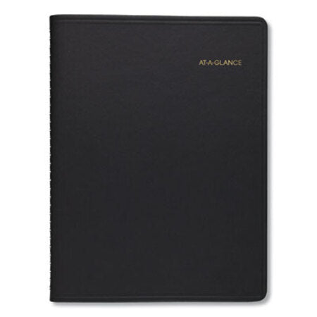 AT-A-GLANCE® Two-Person Group Daily Appointment Book, 11 x 8, Black, 2021