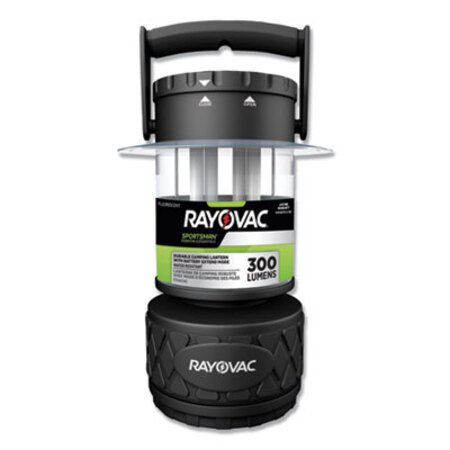 Rayovac® Sportsman Fluorescent Lantern, 8 D Batteries (Sold Separately), Black