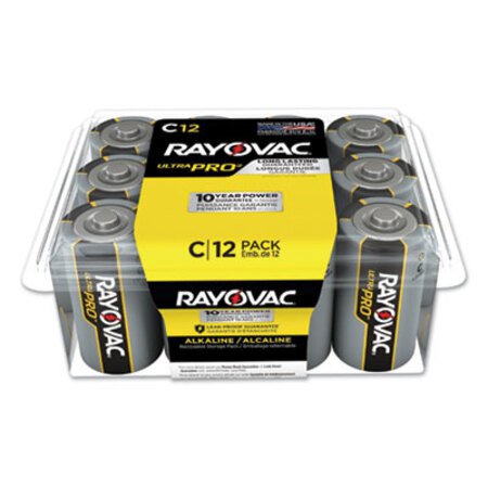 Rayovac® Ultra Pro Alkaline C Batteries, 12/Pack