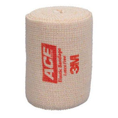 3M Elastic Bandage 3M™ ACE™ 3 Inch X 5 Yard Standard Compression Clip Detached Closure Tan NonSterile