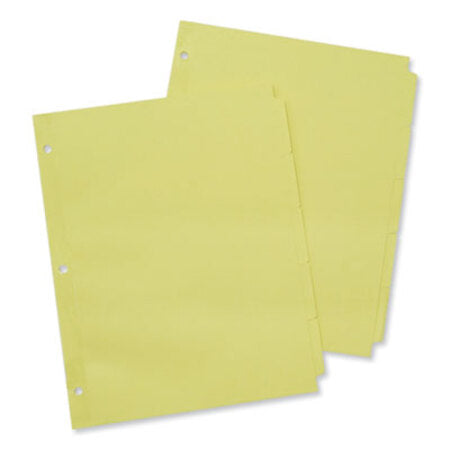 Universal® Self-Tab Index Dividers, 5-Tab, 11 x 8.5, Buff, 36 Sets