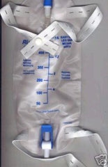 Microtek Medical Urinary Leg Bag Microtek® Anti-Reflux Valve Sterile 600 mL Vinyl