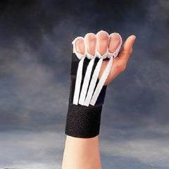 Patterson Medical Supply Composite Finger Flexion Loop Attachments Hook and Loop Fastening, 4 Straps