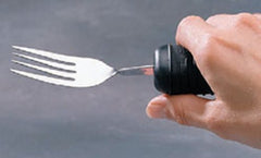 Patterson Medical Supply Fork Sure Grip™ Weighted Black Stainless Steel