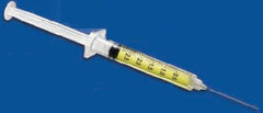 Nipro Medical Syringe with Hypodermic Needle Dose-Saver® 3 mL 22 Gauge 1-1/2 Inch Attached Needle Without Safety