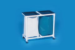 IPU Double Hamper with Bags Standard 4 Casters 39 gal. - M-628196-2089 - Each