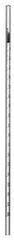 DWK Life Sciences LLC Kimble® Sedimentation Tube Westergren Erythrocyte Sedimentation (ESR) Plain 2.5 X 240 mm Yellow Cotton Plug Glass Tube