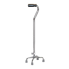 Drive Medical Small Base Quad Cane drive™ Aluminum 30 to 39 Inch Height Chrome