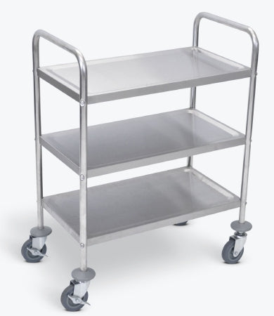 Luxor Utility Cart Stainless Steel 16 X 26 X 35 Inch 12 Inch Spacing - M-628526-4314 - Each