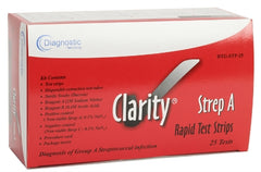 Clarity Diagnostics Throat Swab Clarity® 25 Swabs per Pack Streptococcus Group A Test