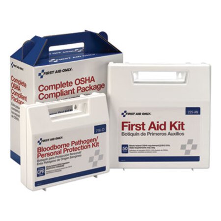 First Aid Only™ First Aid Kit for 50 People, 229-Pieces, ANSI/OSHA Compliant, Plastic Case