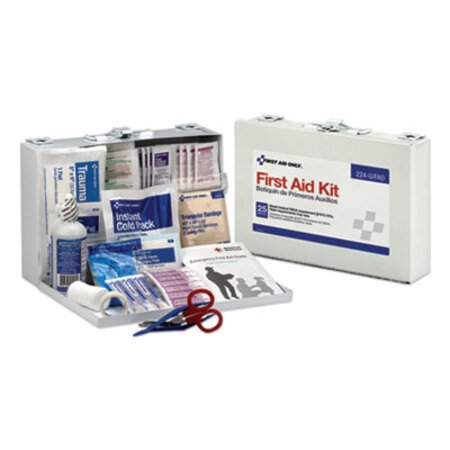 First Aid Only™ First Aid Kit for 25 People, 106-Pieces, OSHA Compliant, Metal Case