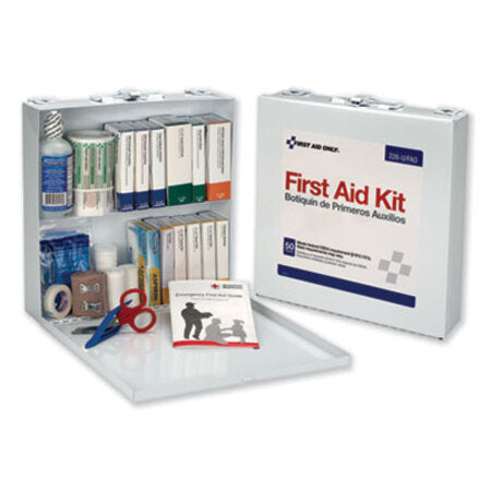 First Aid Only™ First Aid Station for 50 People, 196-Pieces, OSHA Compliant, Metal Case