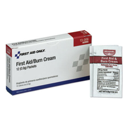 PhysiciansCare® by First Aid Only® First Aid Kit Refill Burn Cream Packets, 12/Box