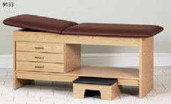 Clinton Industries Treatment Table with Stool Style Line Series Fixed Height 400 lbs. Weight Capacity