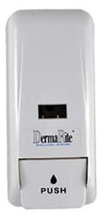 DermaRite Industries Hand Hygiene Dispenser DermaRite® White Manual Push 1000 mL Wall Mount - M-629741-3262 - Each