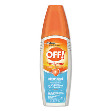 Off!® FamilyCare Unscented Spray Insect Repellent, 6 oz Spray Bottle