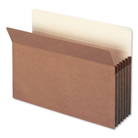 Smead® Redrope Drop Front File Pockets, 5.25" Expansion, Legal Size, Redrope, 10/Box