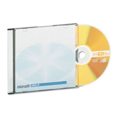 Maxell® DVD-R Discs, 4.7GB, 16x, w/Jewel Cases, Gold, 10/Pack