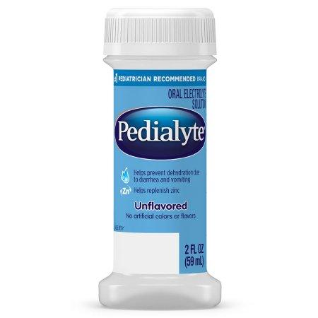 Abbott Nutrition Pediatric Oral Electrolyte Solution Pedialyte® Unflavored 2 oz. Bottle Ready to Use