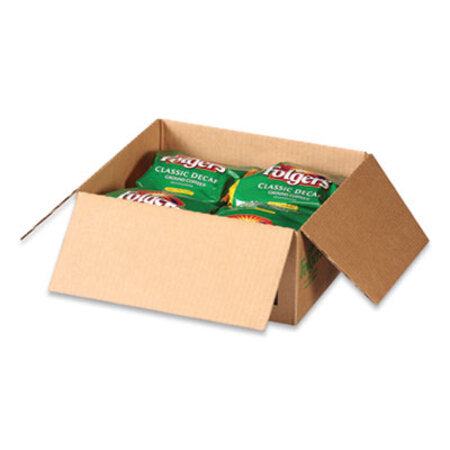 Folgers® Coffee Filter Packs, Decaffeinated Classic Roast, 9/10oz, 40/Carton