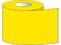Shamrock Scientific Blank Label Tape Multipurpose Label Yellow 1 X 500 Inch - M-631404-2520 - Roll of 1