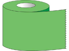 Shamrock Scientific Blank Label Tape Multipurpose Label Green 1 X 500 Inch - M-631405-2758 - Roll of 1