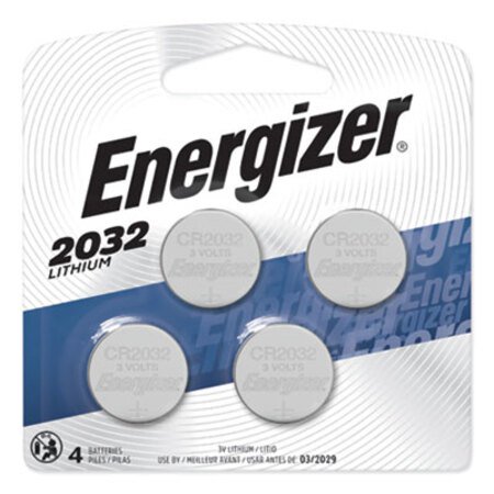 Energizer® 2032 Lithium Coin Battery, 3V, 4/Pack