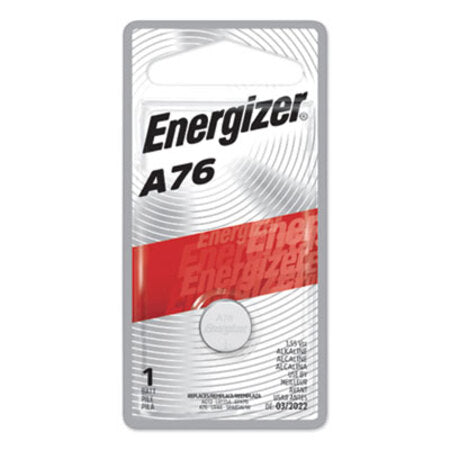 Energizer® A76BPZ Manganese Dioxide Battery, 1.5V