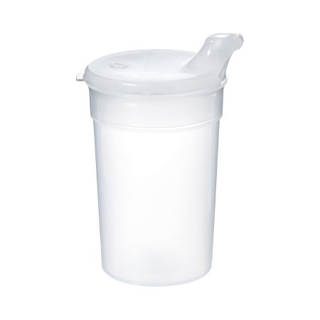 Maddak Graduated ADL Dysphagia Cup Flo-Trol™ 8 oz. Clear Plastic Reusable