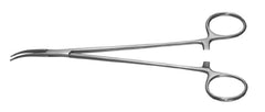 Hemostatic Forceps Padgett® Adson 7-1/4 Inch Length Surgical Grade Stainless Steel NonSterile Ratchet Lock Finger Ring Handle Curved Delicate Tips