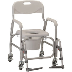 Nova Ortho-Med Commode / Shower Chair Nova Padded Fixed Arm 16 Inch Seat Width