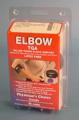 Bird & Cronin Elbow Support Gel-Air One Size Fits Most Tennis Left or Right Elbow 8 to 14 Inch Circumference Black