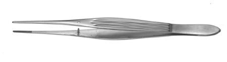 Miltex Dissecting Forceps Padgett® McIndoe 6 Inch Length Surgical Grade Stainless Steel NonSterile NonLocking Thumb Handle Straight Serrated Tips - M-632799-3388 - Each