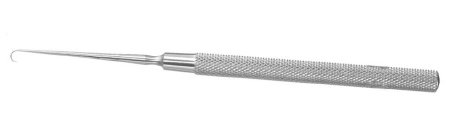 Miltex Micro Dermal Hook Padgett® McCoy 5 Inch Length Stainless Steel NonSterile Reusable - M-633360-1595 - Each