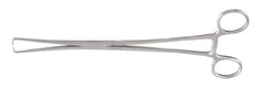 Miltex Tenaculum Forceps Miltex® Braun 10 Inch Length OR Grade German Stainless Steel NonSterile Ratchet Lock Finger Ring Handle Straight Squared 1 X 1 Atraumatic Prongs - M-634101-2713 - Each