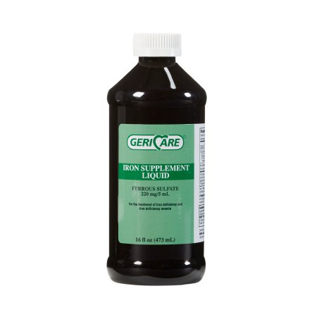 Mineral Supplement Geri-Care Iron 220 mg Strength Liquid 16 oz.