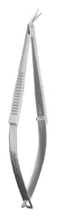 Miltex Corneal Scissors Miltex® Castroviejo 4 Inch Length OR Grade German Stainless Steel NonSterile Thumb Handle with Spring Angled Left Blade - M-634174-4619 - Each