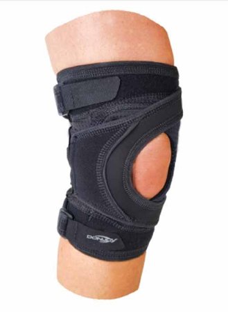 DJO Knee Brace Tru-Pull Lite® X-Large Strap Closure 23-1/2 to 26-1/2 Inch Circumference Right Knee