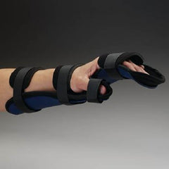 Patterson Medical Supply Neutral Position Hand Orthosis Rolyan® Kydex Kydex® / Volara® Left Hand Black Small