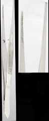 Medical Action Industries Dressing Forceps Iris 4 Inch Length Floor Grade Stainless Steel NonSterile NonLocking Thumb Handle Straight Serrated Tip - M-634587-2127 - Box of 20